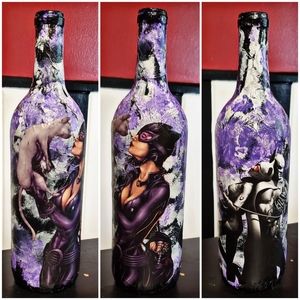 Catwoman Wine Bottle